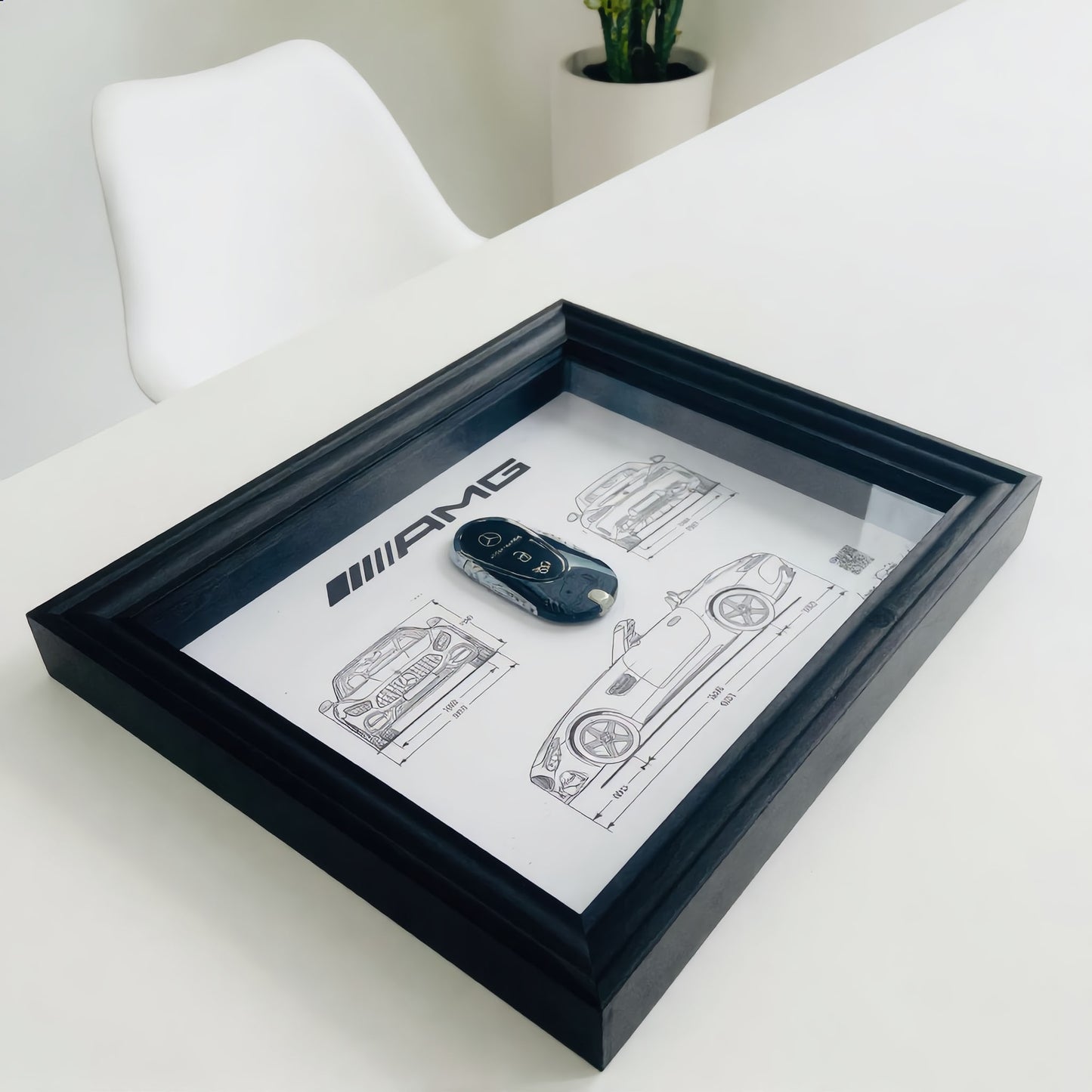 Luxury Frame Art  / AMG Wall Art  / Blueprint