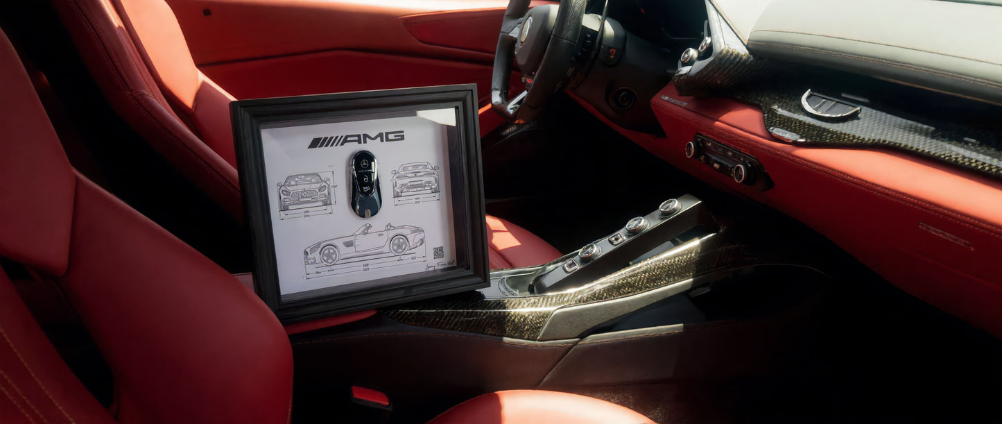 Luxury Frame Art  / AMG Wall Art  / Blueprint