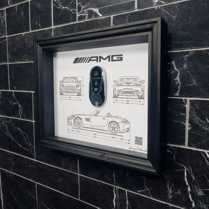 Luxury Frame Art  / AMG Wall Art  / Blueprint
