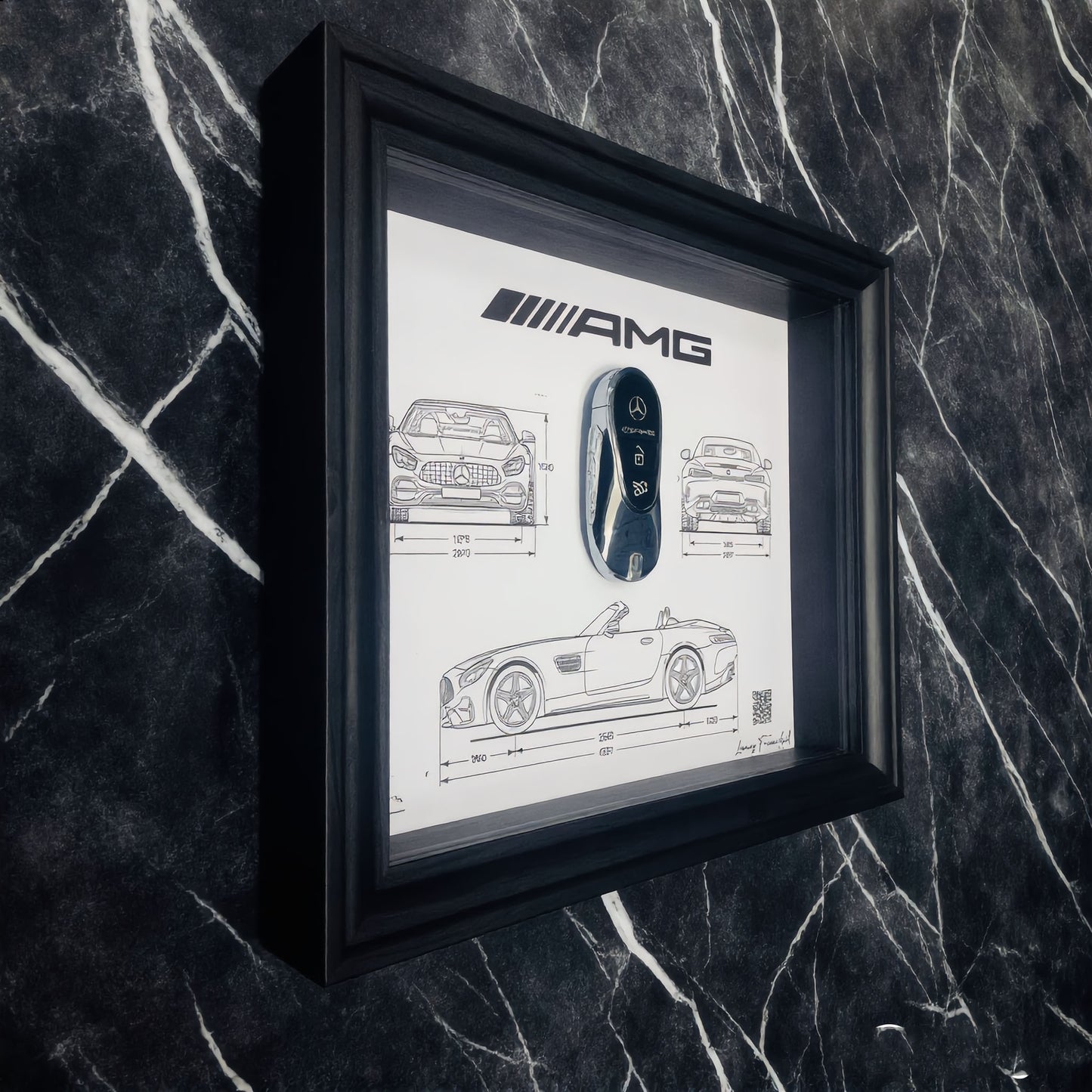 Luxury Frame Art  / AMG Wall Art  / Blueprint