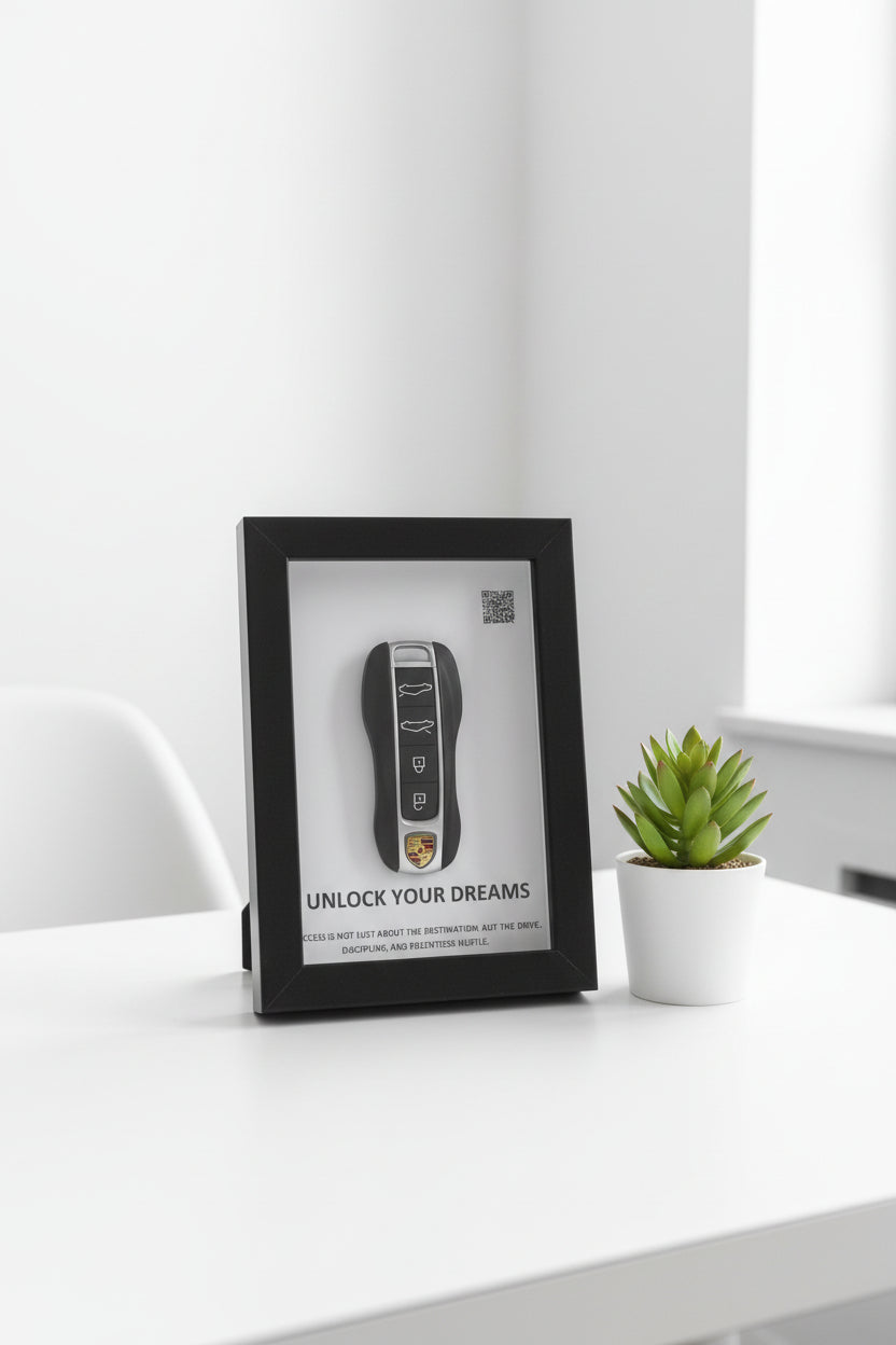 Luxury Frame Art  / Porsche Wall Art  / 10cmx15cmx2cm