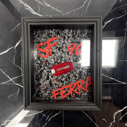 Luxury Frame Art  / Ferrari Wall Art  / SF 90