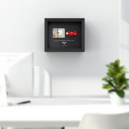 Ferrari Wall Art | In Case of Emergrency | car key 3D Frame
