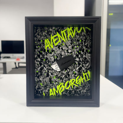 Luxury Frame Art  / Lamborghini Wall Art  / Aventador
