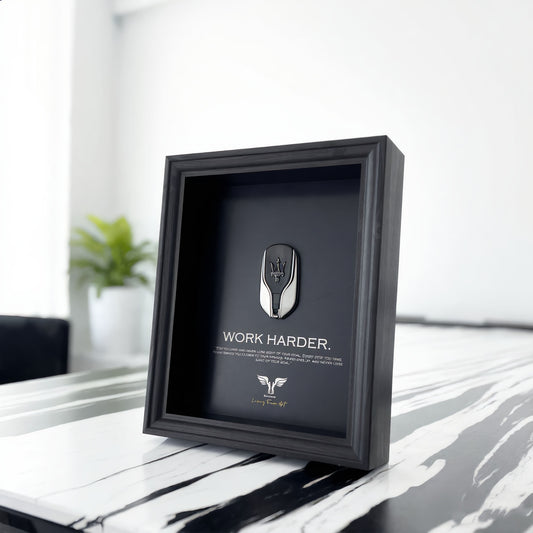 Luxury Frame Art  / Maseratti Wall Art  / Work Harder