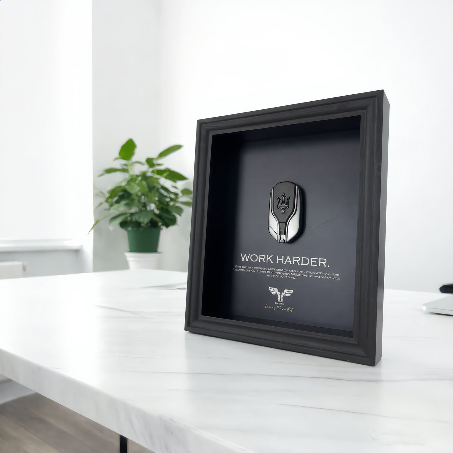 Luxury Frame Art  / Maseratti Wall Art  / Work Harder
