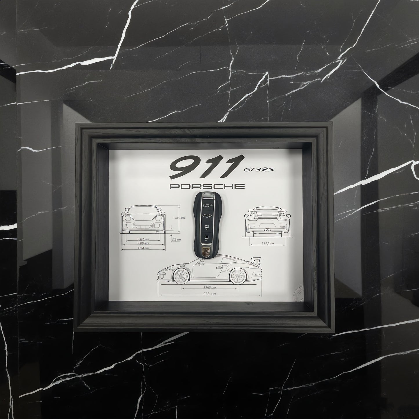 Luxury Frame Art  / Porsche Wall Art  / Stay Focused