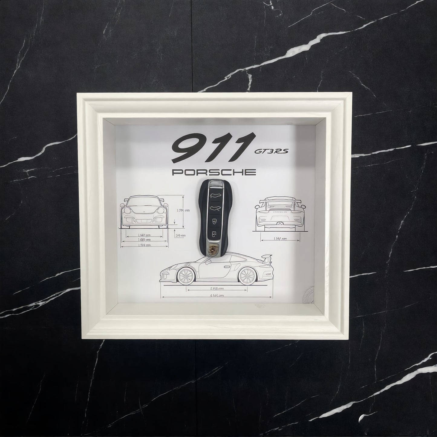 Luxury Frame Art  / Porsche Wall Art  / Stay Focused