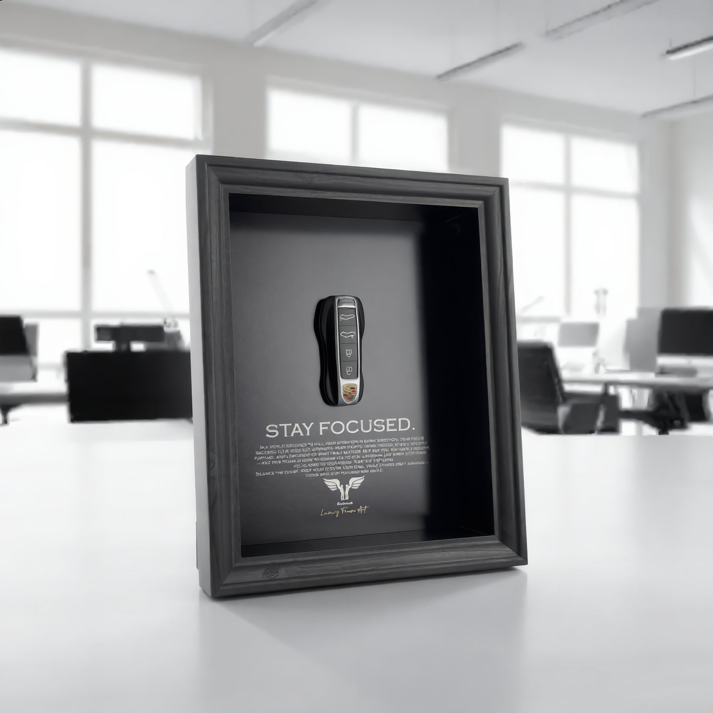 Luxury Frame Art  / Porsche Wall Art  / Stay Focused