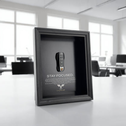 Luxury Frame Art  / Porsche Wall Art  / Stay Focused