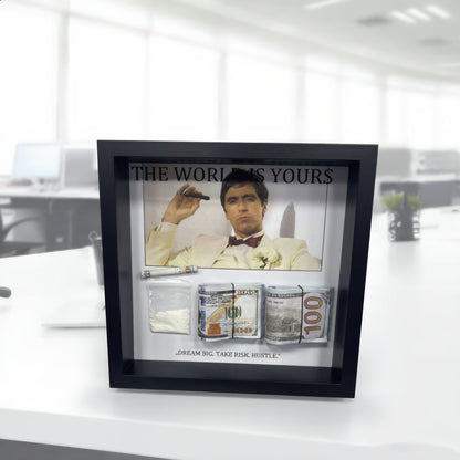 Tony 3 D Bilderrahmen Wandkunst Money Art