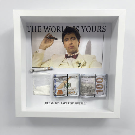 Tony 3 D Bilderrahmen Wandkunst Money Art