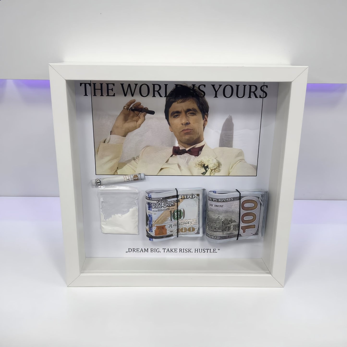 Tony 3 D Bilderrahmen Wandkunst Money Art