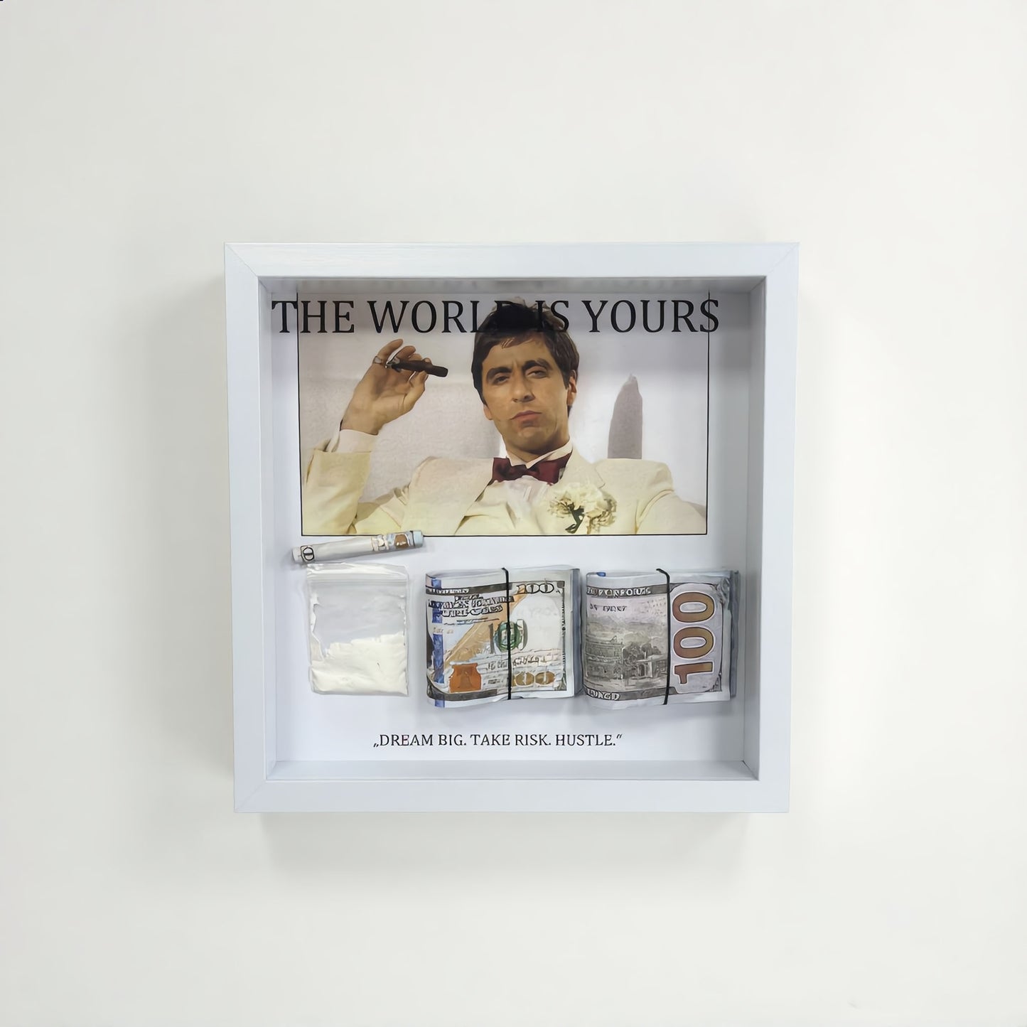 Tony 3 D Bilderrahmen Wandkunst Money Art