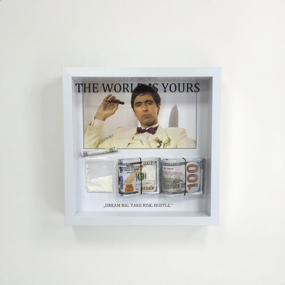Tony 3 D Bilderrahmen Wandkunst Money Art