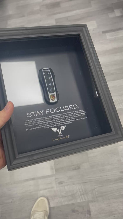 Luxury Frame Art  / Porsche Wall Art  / Stay Focused