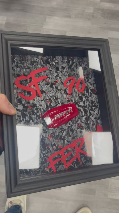 Luxury Frame Art  / Ferrari Wall Art  / SF 90